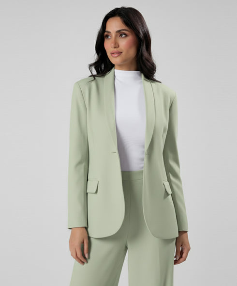 Oversized Dark Green Colour Blazer