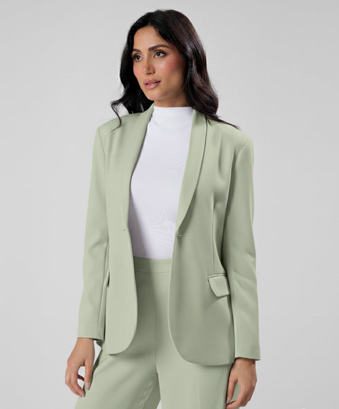 Oversized Dark Green Colour Blazer