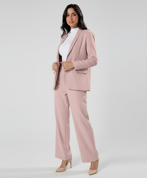 Oversized Dull Pink Colour Blazer