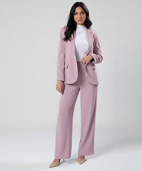 Oversized Light Tint Purple Colour Blazer