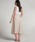 Wrap Cotton Skirt - Beige