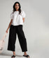 Black Side Pocket Elasticated Waist Pant