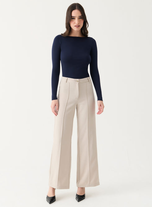 Flared Formal High Waist Pant