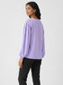 Long Sleeve VNeck Lavender Top