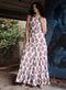 Sleeveless Collared Belted Maxi Dress