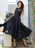 Back Bow Black Elegant Dress