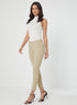 Beige Skinny Low Waist Pant
