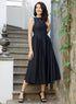 Back Bow Black Elegant Dress