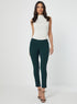 Green Skinny Low Waist Pant
