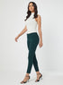 Green Skinny Low Waist Pant