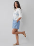 Lapel Collar Block Print Shirt