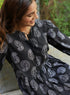 Black And White Block Printed Dress