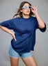Blue Oversized T-shirt