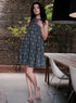 Printed Sleeveless Cotton Midi Dress