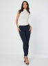 Navy Blue Skinny Low Waist Pant
