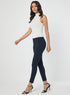 Navy Blue Skinny Low Waist Pant