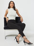 Black Skinny Low Waist Pant