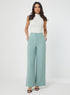 Light-Green Waist Tab Detailed Formal Pant