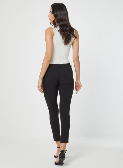 Black Skinny Low Waist Pant
