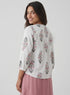 Round Neck Block Printed Shirt Top