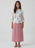 Round Neck Block Printed Shirt Top
