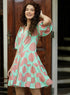 Large Polka Dotted Mini Dress