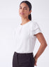 Double Flared Sleeve Top - Off White