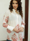 Pink Border Oversized Block Print Shirt