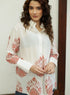 Pink Border Oversized Block Print Shirt
