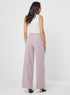 Pink Waist Tab detailed Formal Pant