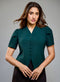 Buttoned Front Sleeve Green Top