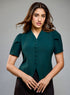 Buttoned Front Sleeve Green Top