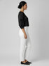 Black Side Bow Sleeve Solid Top