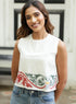 Block Printed Crop Top