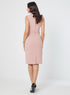 Lapel Collared Formal Shift Dress