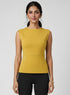 Mustard Half Corset Body Hugging Top