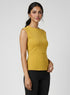 Mustard Half Corset Body Hugging Top