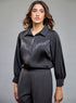 Black Embroidered Long Sleeve Shirt
