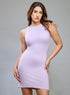 Sleeveless Lavender Bodycon Ponte Dress