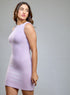 Sleeveless Lavender Bodycon Ponte Dress