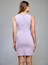 Sleeveless Lavender Bodycon Ponte Dress