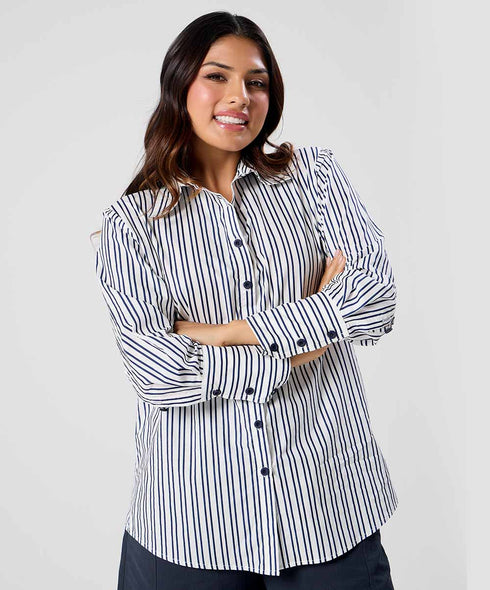 Oversized Cotton Printed Shirt