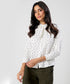 Bow Ditsy Floral Long Sleeve Top