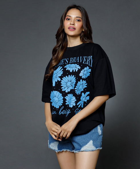 There's Bravery Oversized Tshirt