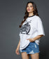 Motor Bike Printed Oversized Tshirt