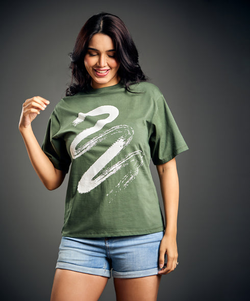 Painted Khaki T-Shirt