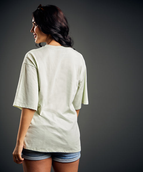 Light Green Printed T-Shirt