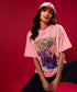 Fight Club Pink Colour Oversized Tshirt