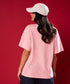 Fight Club Pink Colour Oversized Tshirt
