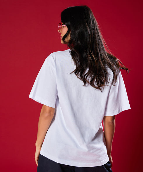 Gardener Skull Printed Oversized Tshirt